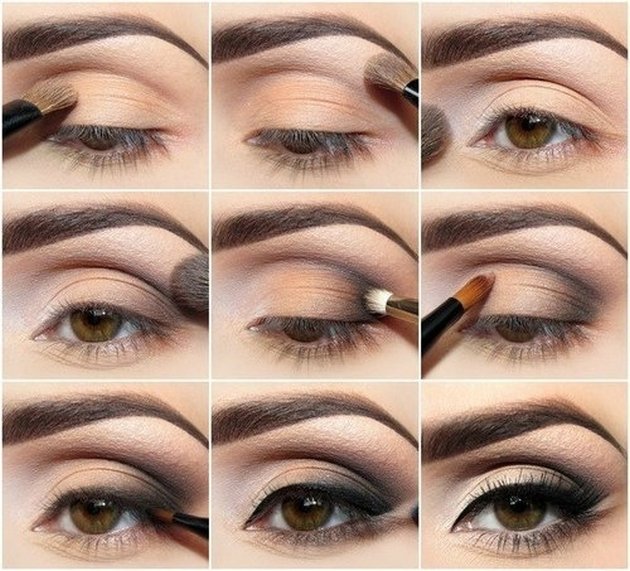 simple eye makeup for brown eyes