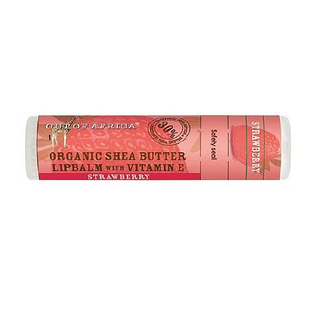 Out of Africa Strawberry Shea Butter Lip Balm