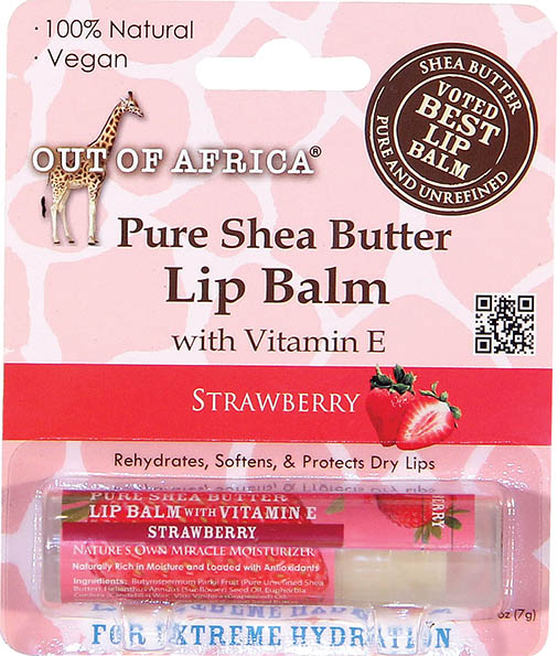 Out of Africa Strawberry Shea Butter Lip Balm