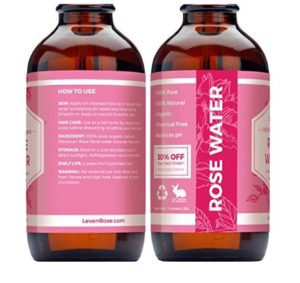 Leven Rose Witch Hazel Rose Water 