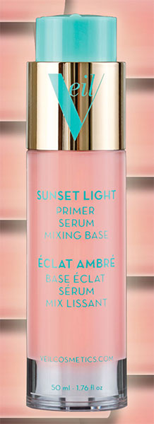 Veil Cosmetics Sunset Light Primer Serum Mixing Base