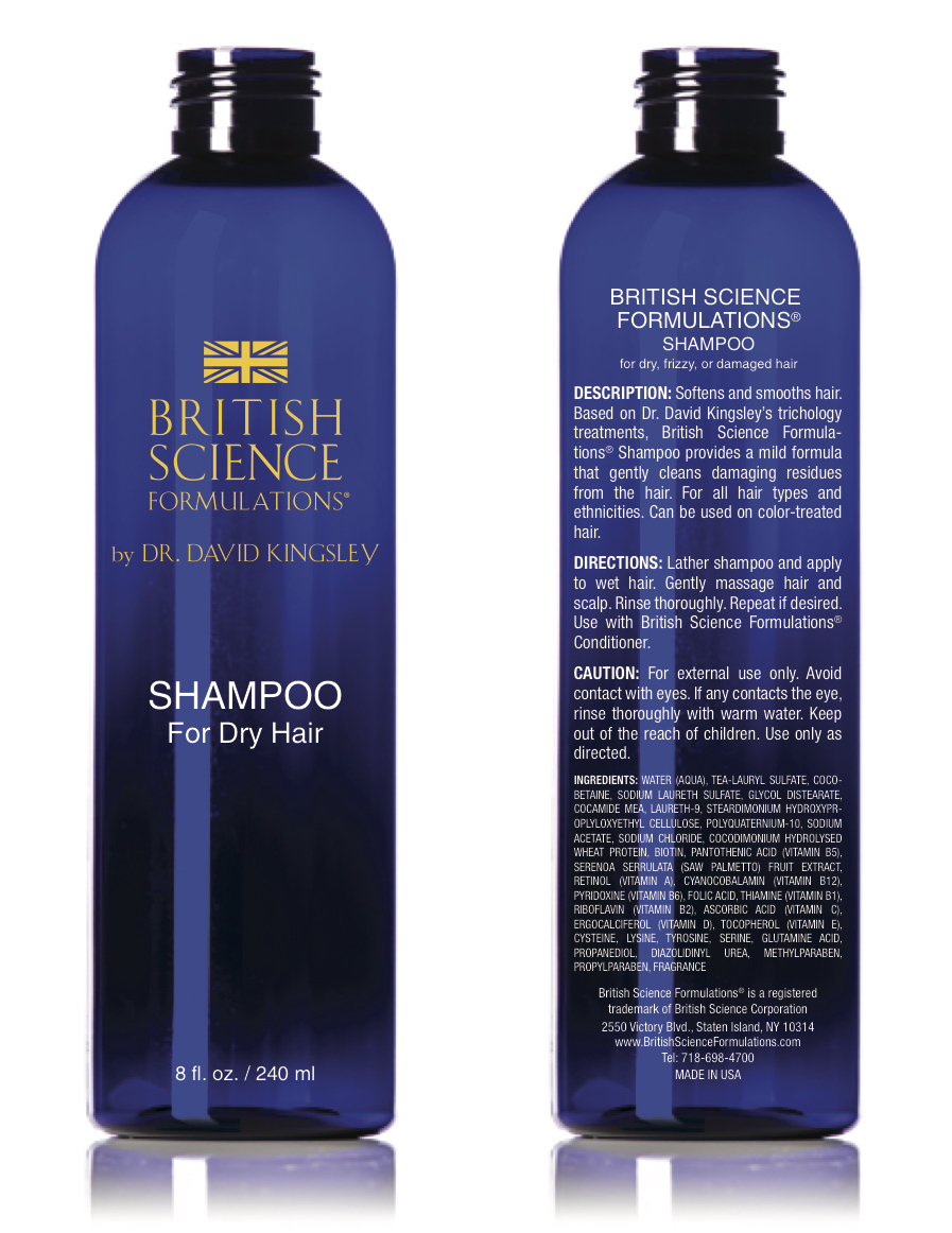 British Science Formulations Shampoo for Dry Hair