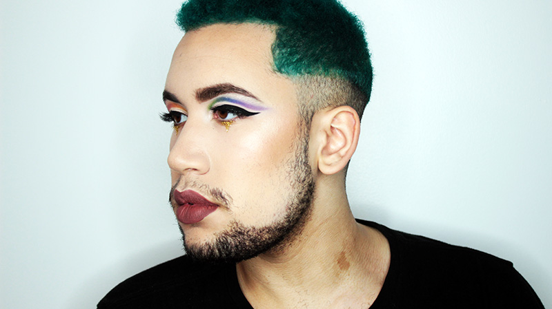 Gay Pride Rainbow Look Makeup Tutorial